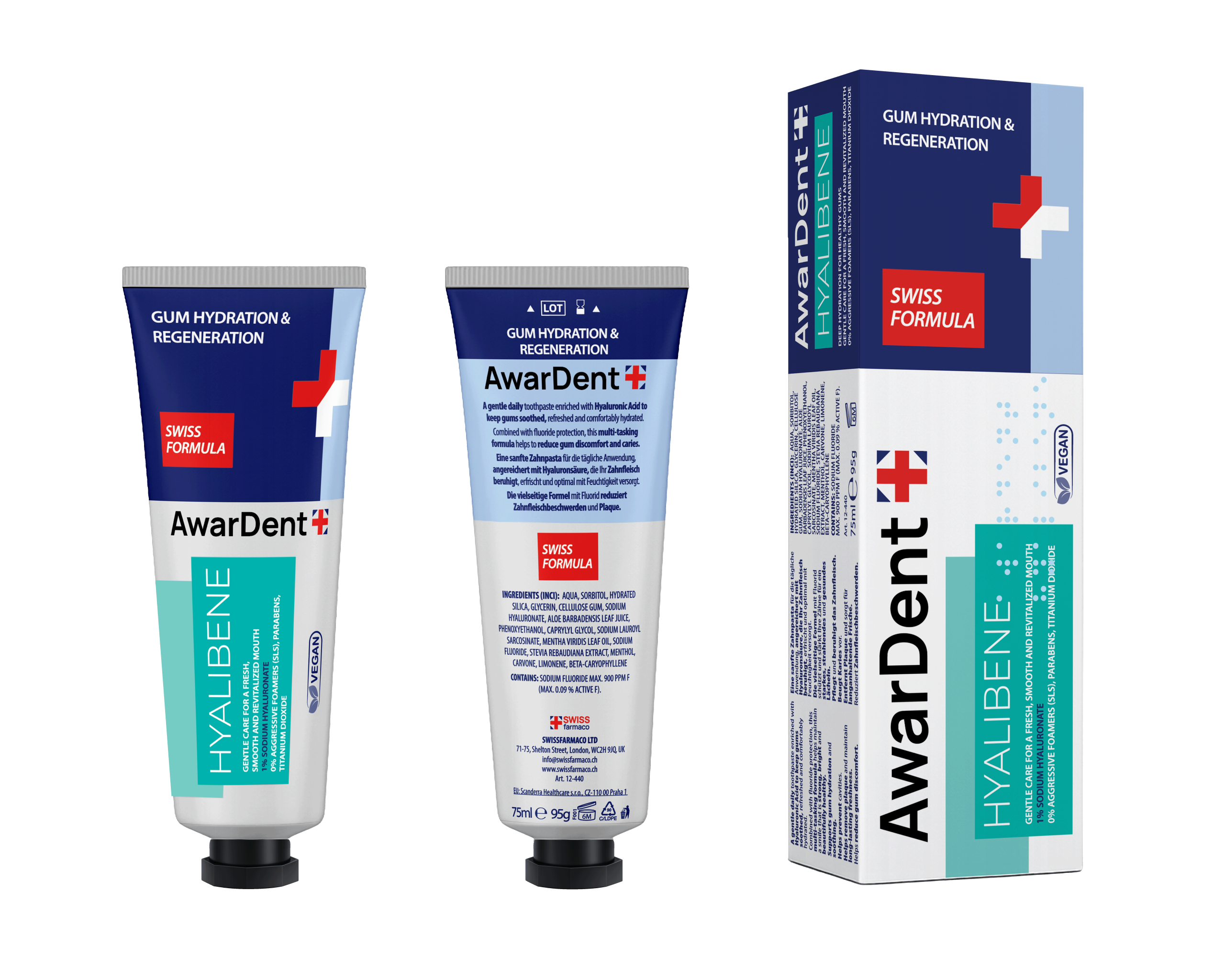 Awardent Hyalibene კბილის პასტა AwarDent Hyalibene – Image 1