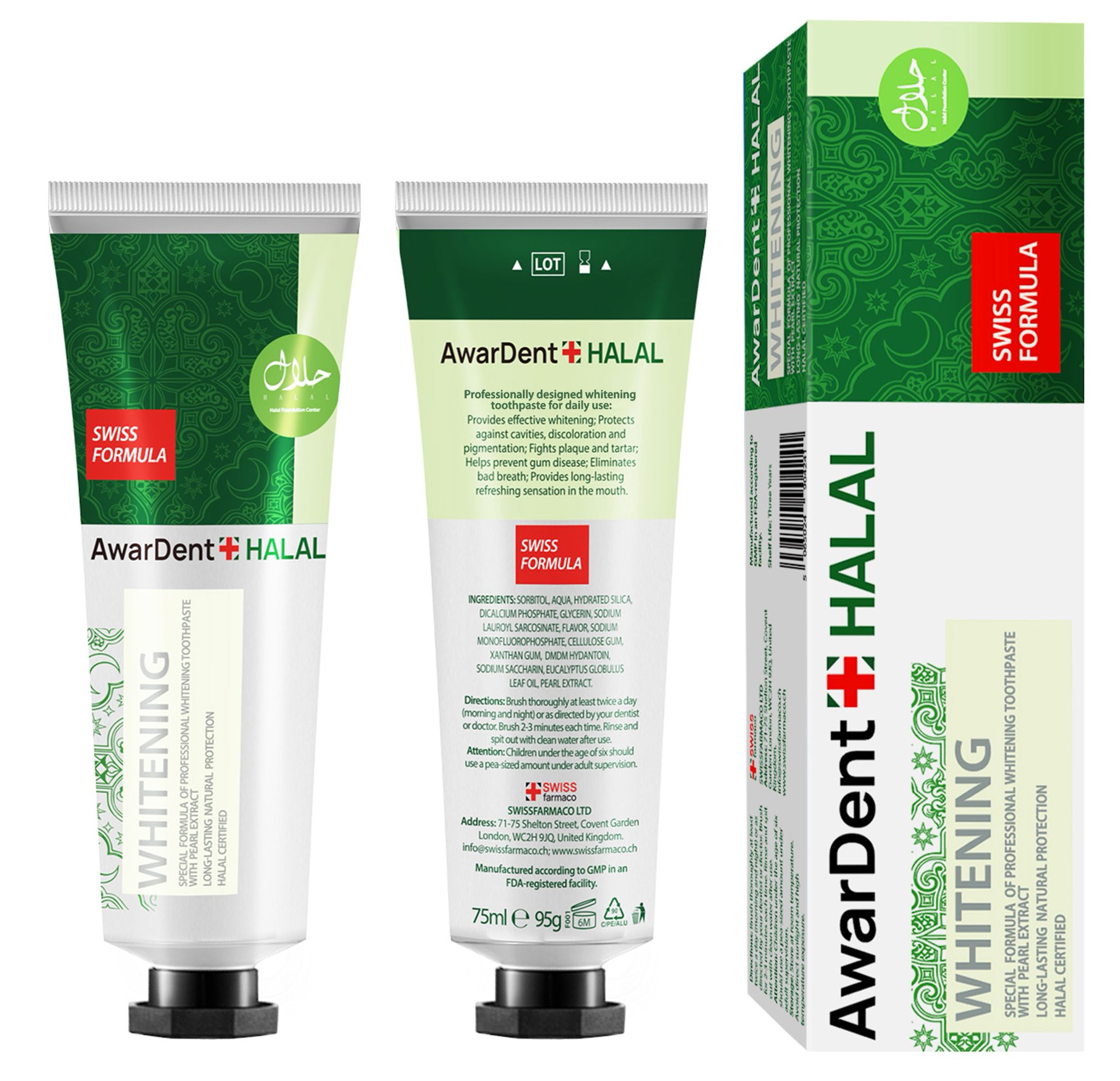 Halal-3D-Rendering AwarDent Zahnaufhellung – Halal – Bild 1